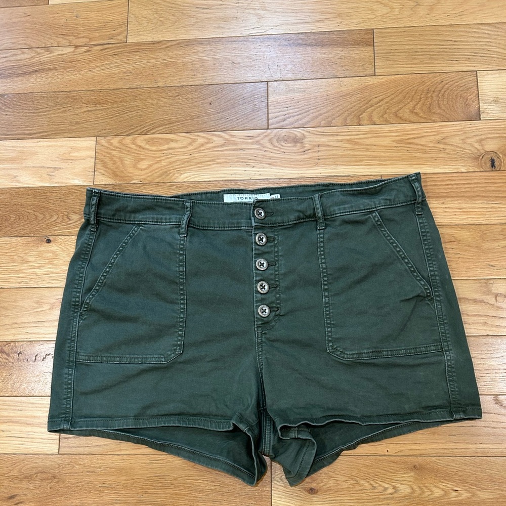 Torrid Button Fly Shorts